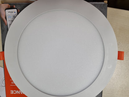 214851 - LEDVANCE Ndriçues Tavani: SMART RECESS SLIM DOWNLIGHT TW / 22 W, 220-240 V, Këndi i rrezes: 110°, E bardhë dinamike, 3000-6500 K, Materiali i trupit: plastik, IP20, Pako me 1 copë