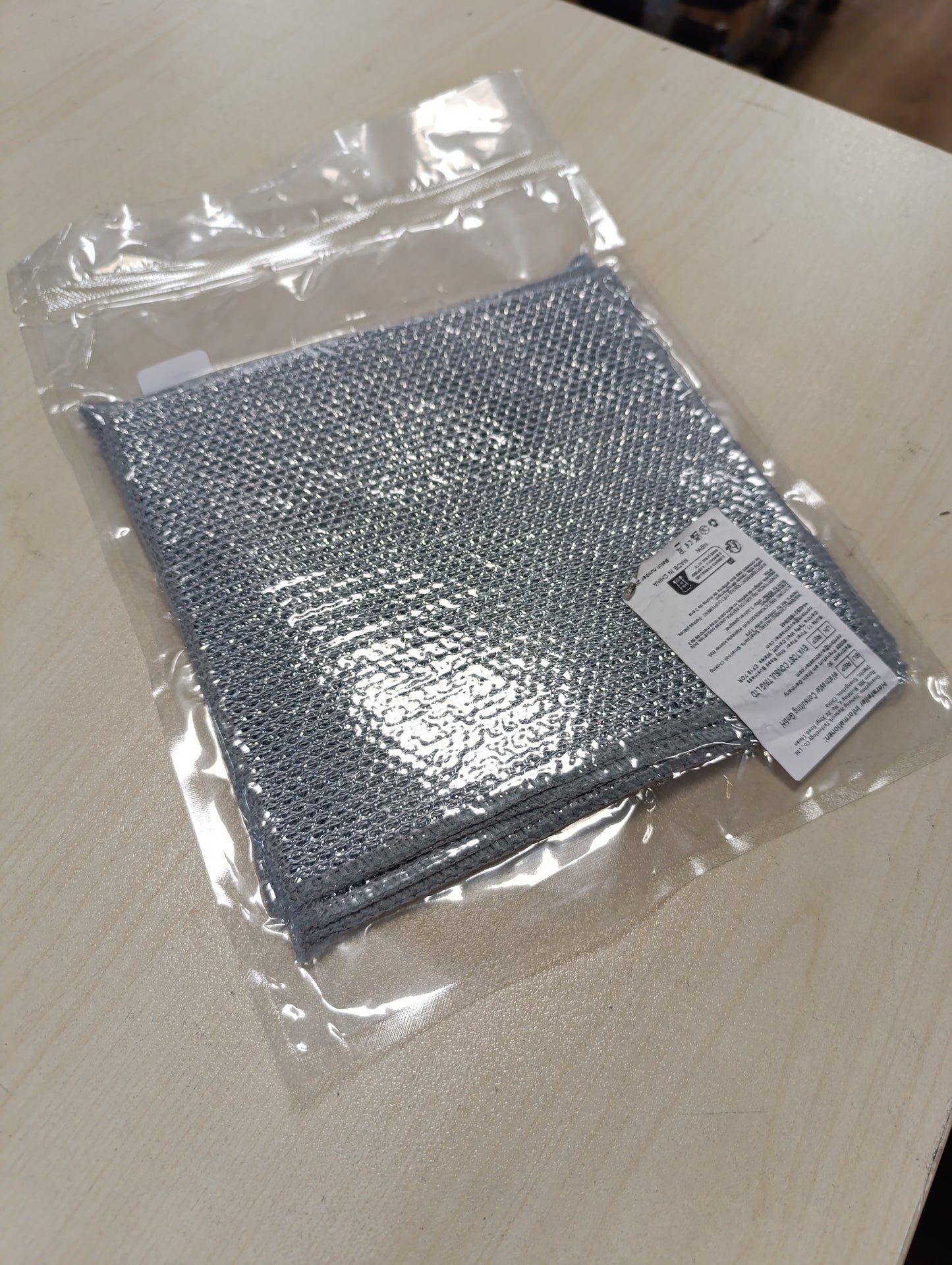 216869 - TNSOYCA Set leckash enësh me 6 pjesë, leckë enësh prej teli metalik, Peshqir enësh shumëfunksional prej teli metalik kundër gërvishtjeve, 20 x 20 cm