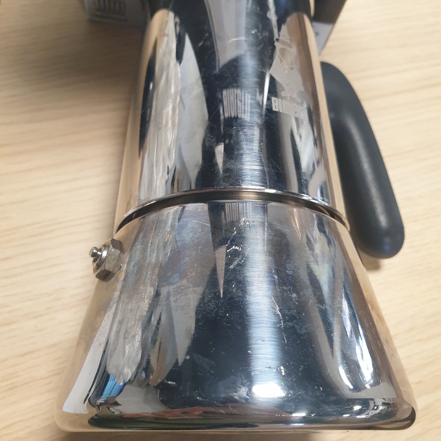217599 - BIALETTI Makinë kafeje Venus me induksion për espresso, Pllakë gatimi prej çeliku inox, e përshtatshme për të gjitha burimet e nxehtësisë, kapacitet 6 gota, alumini, 235 ml, argjendi
