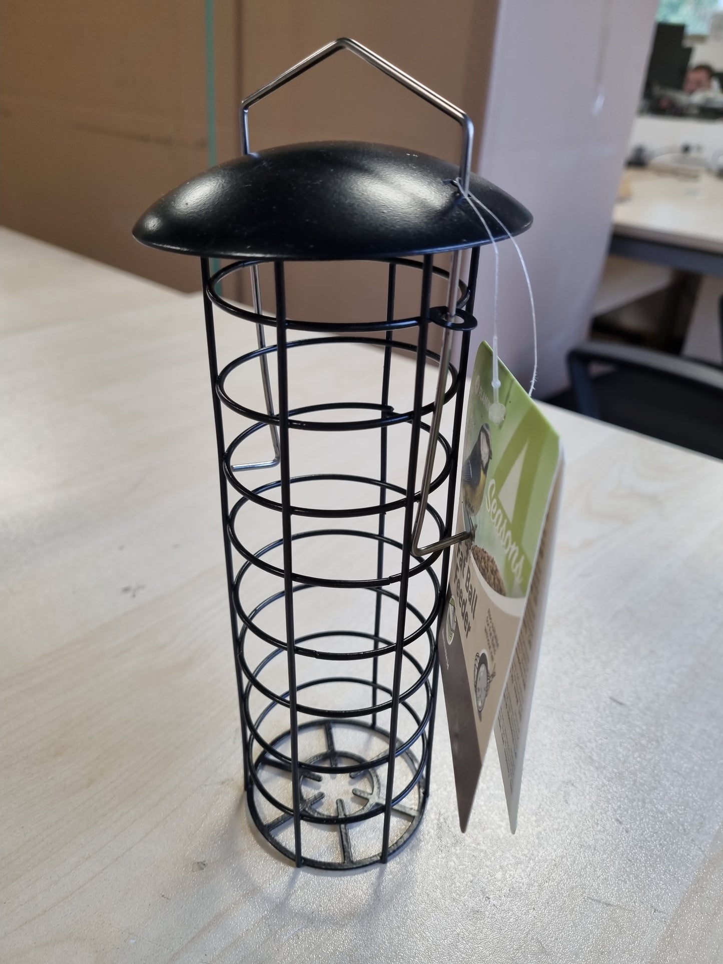 264059 - Corrie Black Mbajtëse topash dhjami, 23.5 cm, Metal rezistent ndaj motit, Kapak i lëvizshëm