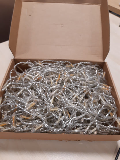 188125 - UPING Dritat e Krishtlindjeve për Jashtë dhe Brendshme, 300 LED, 30M, Dritat me Tel të Bardhë të Ngrohtë, Dekorime Krishtlindjesh për Shtëpi dhe Kopsht