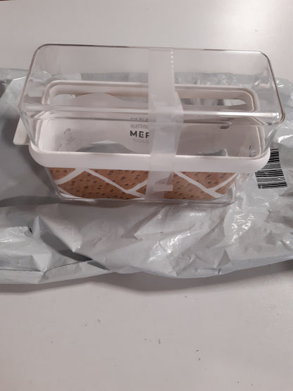 164073 - MEPAL - Kutia Hermetike për Krisper, Kapaciteti 1600 ml, Materiali i Bardhë - Ideale për Ruajtjen e Paketës së Krisper