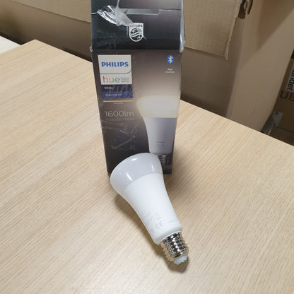 261206 - PHILIPS Hue White E27, 1600lm, dritë e bardhë e ngrohtë, e errësueshme, kontrollueshme përmes aplikacionit, e pajtueshme me Amazon Alexa