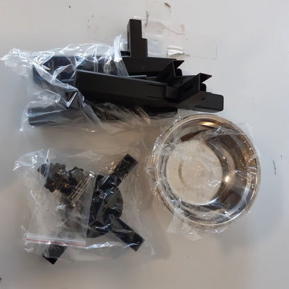 167703 - JUNSPOW Mbajtëse Enësh për Qen me Enë nga Çeliku Inox, Lartësi dhe Gjerësi e Rregullueshme, e Përshtatshme për Ujë dhe Ushqim, për Kafshë Shtëpiake të Mesme dhe të Mëdha, e Stallës dhe Jo-rrëshqitëse