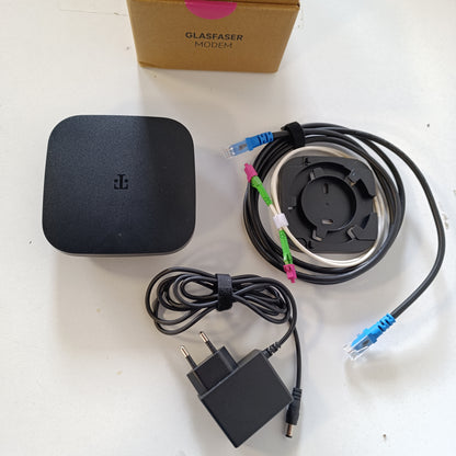 267910 - TELEKOM Modem me Fibër Optike 2 të Zi deri në 2 Gbit/s Lidhje Ethernet Gf-TA