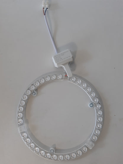242245 - DORIGHT Moduli zëvendësues LED 36W i rrumbullakët, i bardhë neutral 4000K me magnet për burim drite neoni në tavan, i përshtatshëm për kornizën e tavanit prej hekuri 220V