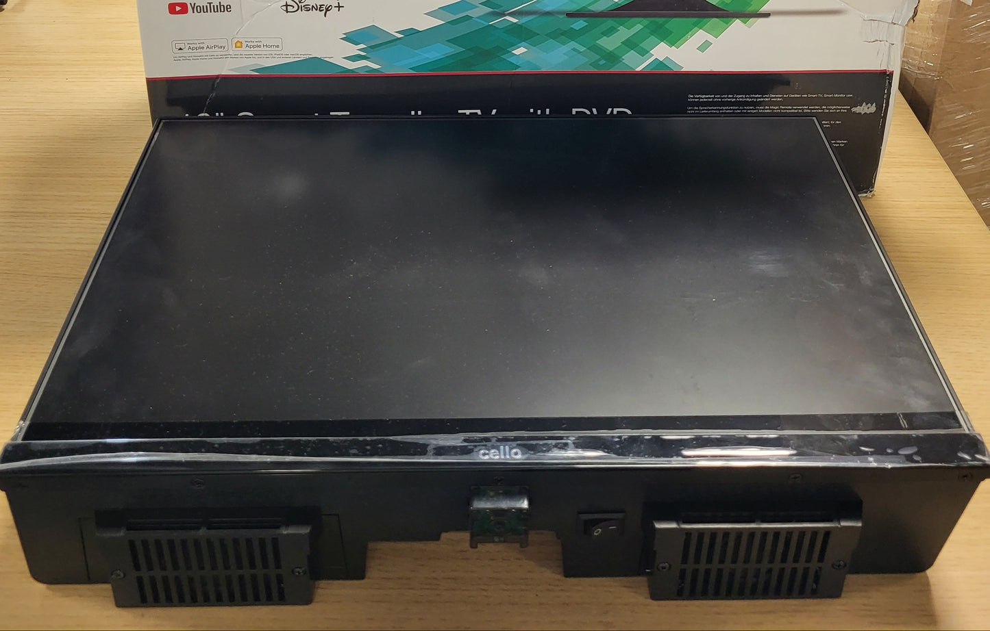 267557 - CELLO C1924WSF 12V 19 INÇ PA KORNIZË SMART TV ME DVD PLAYER TË INTEGRUAR, WebOS Ultra të Shpejtë, Altoparlantë Pitch Perfect, Bluetooth - TV i Vogël për Kasolle