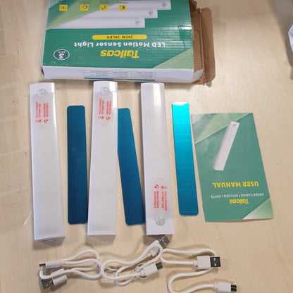 211471 - LLAMBË ME DETEKTOR LËVIZJEJE: Ndriçim i Brendshëm, i Rikarikueshëm me USB për Kabinet Kuzhine, Dritë Nate për Dollap, Dritë Dollapi, Me Rregullim Ndriçimi të Përshtatshëm - Përdorim në Gardërobë, Shkallë, Korridor