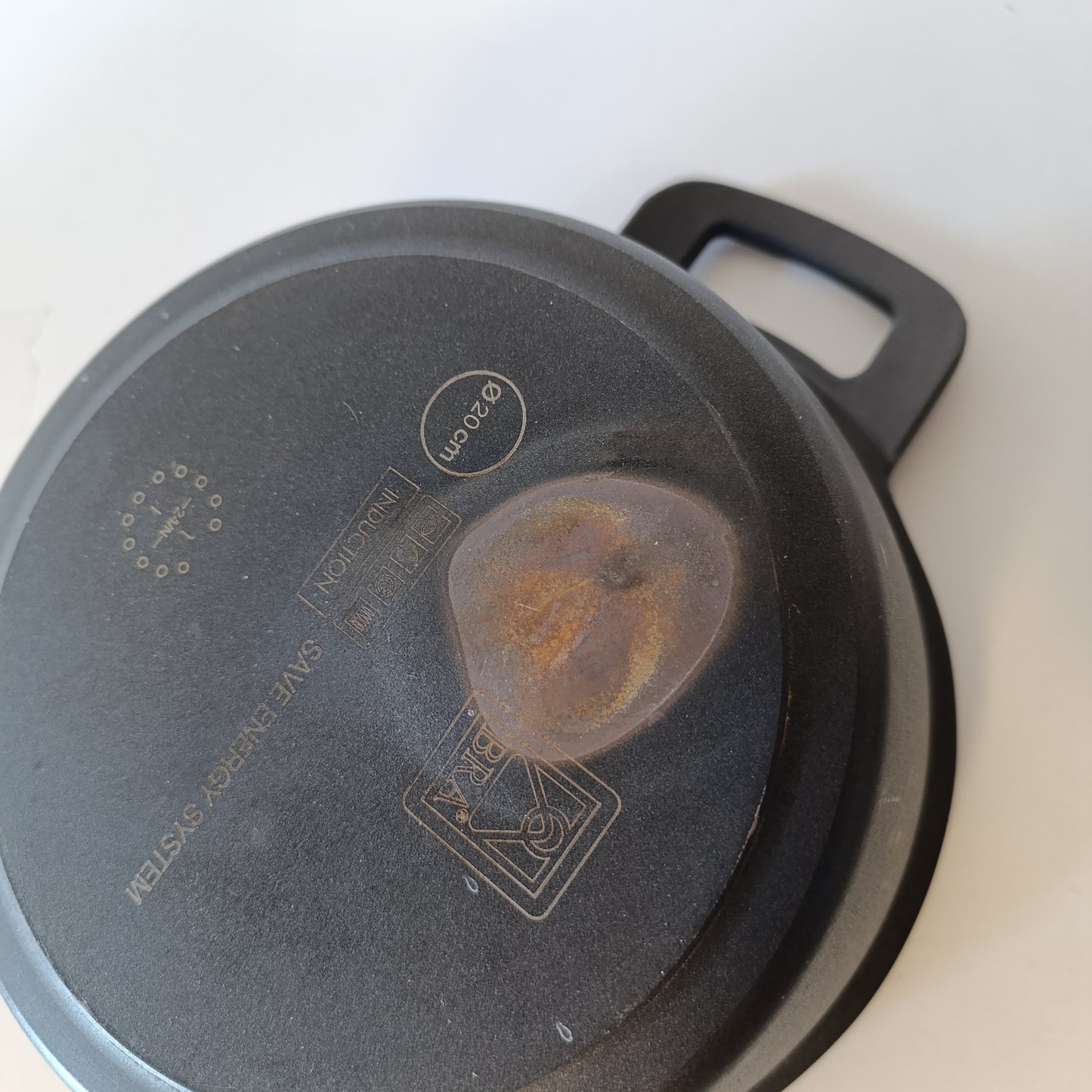196359 - BRA PRIOR Tavë e Lartë 20cm me Kapak Qelqi dhe Doreza Silikoni të Lëvizshme, e Përshtatshme për Sobat e Induksionit dhe Furrë, Pa PFOA