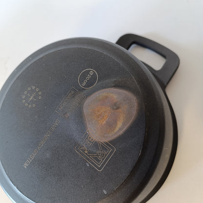 196359 - BRA PRIOR Tavë e Lartë 20cm me Kapak Qelqi dhe Doreza Silikoni të Lëvizshme, e Përshtatshme për Sobat e Induksionit dhe Furrë, Pa PFOA