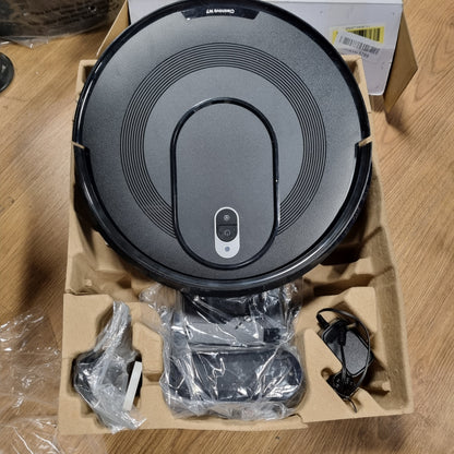 187028 - CLEANOVA W7 Robot Fshesë, Fshesë Dyshemeje me Fuqi Thithëse 4000Pa, Depozitë Elektrike Uji 3-në-1, Kontrollues me SIRI/APP/Alexa/IFTTT