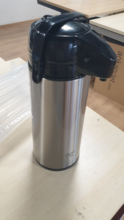 178935 - QUID XYLON - Enë për kafe, me izolim, prej çeliku inox, Kapaciteti 1.9L