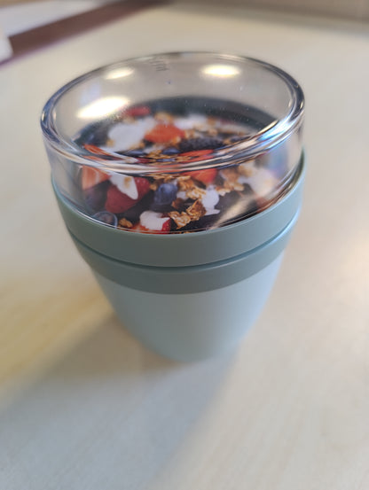 257756 - MEPAL Filxhan për musli, 300 ml + 120 ml, I përshtatshëm për ngrirje, mikrovalë dhe lavastovilje, Material: Plastike, Sherebelë nordike