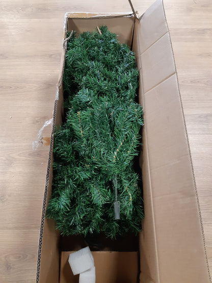 157042 - SALCAR, Pemë Artificiale e Krishtlindjeve, 100% Polietilen i Formuar me Injeksion, 180cm, me 762 Maja Degësh Polietileni, Modeli Fir Elegant Nordmann, e Përfshirë Doreza dhe Mbështetëse Metalike