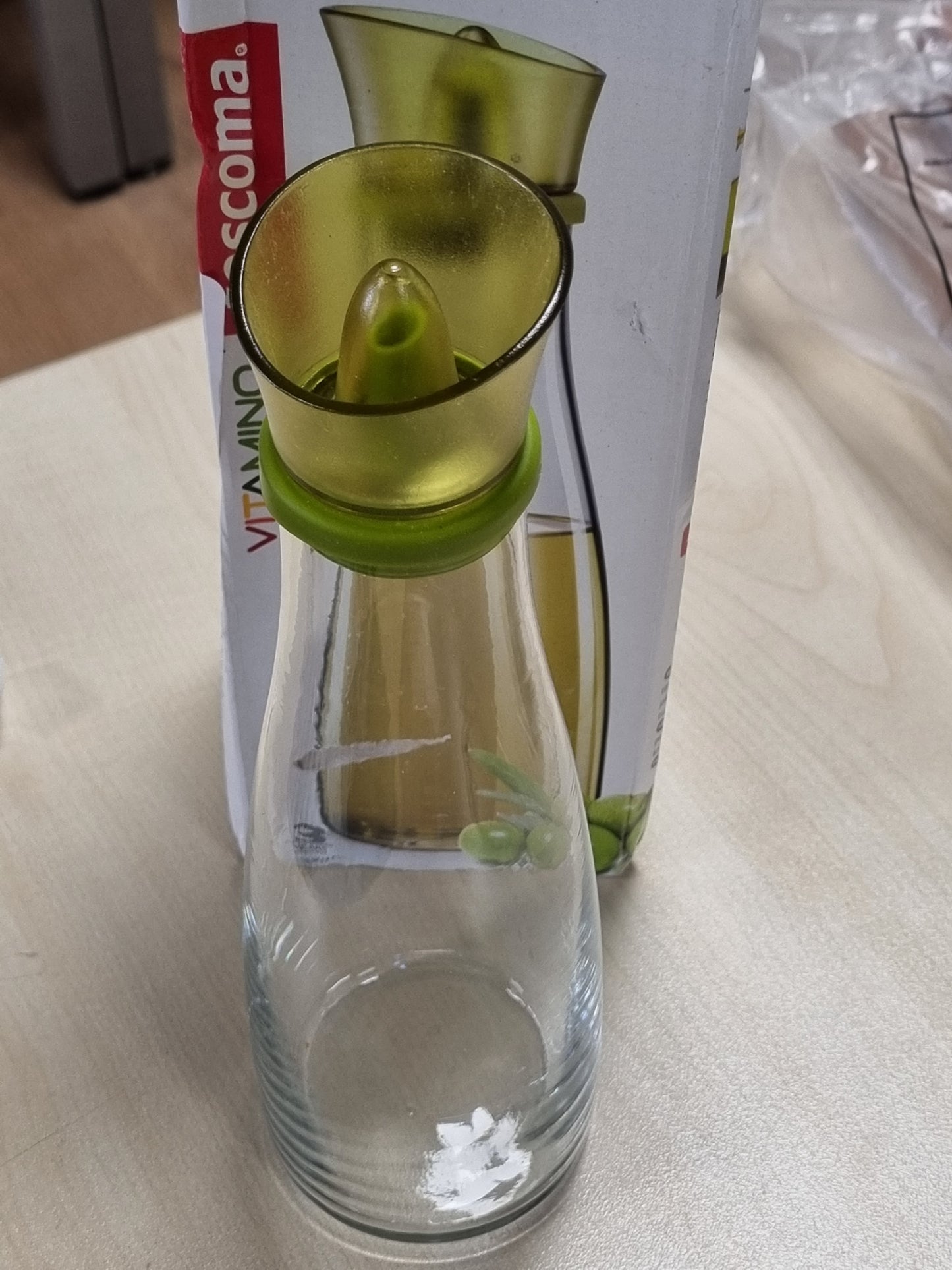 215884 - TESCOMA Shishe vaji prej qelqi me grykë dhe kapak, 500 ml