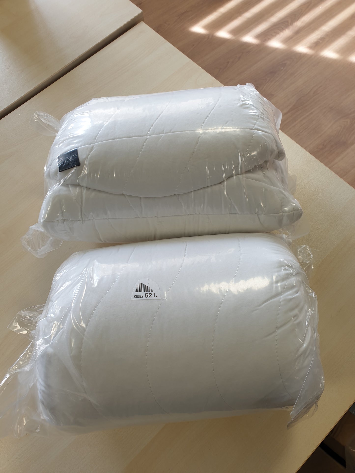 198140 - LILENO HOME - Set Jastëkësh 40x60cm (2 copë), të Lavejshëm në 95°C, Oeko-Tex, Prodhuar në Gjermani - Jastëk i Rregullueshëm dhe Miqësor ndaj Alergjive, pa Erë, Jastëk i Butë për Lëkurën