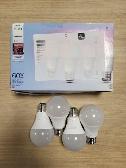 213213 - PHILIPS Ampulë LED A60, 8W, 2200-6500 K, 806 lm, Pako prej 4