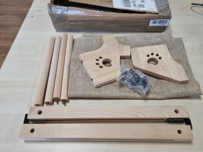 185309 - NAVARIS - Hamaku për Radiator të Macës prej Kanavace, Çantë Rehatie 55 cm, Kapacitet maksimal 14 kg, Shtrat me Shportë të Varur për Stinët e Dimrit dhe Verës
