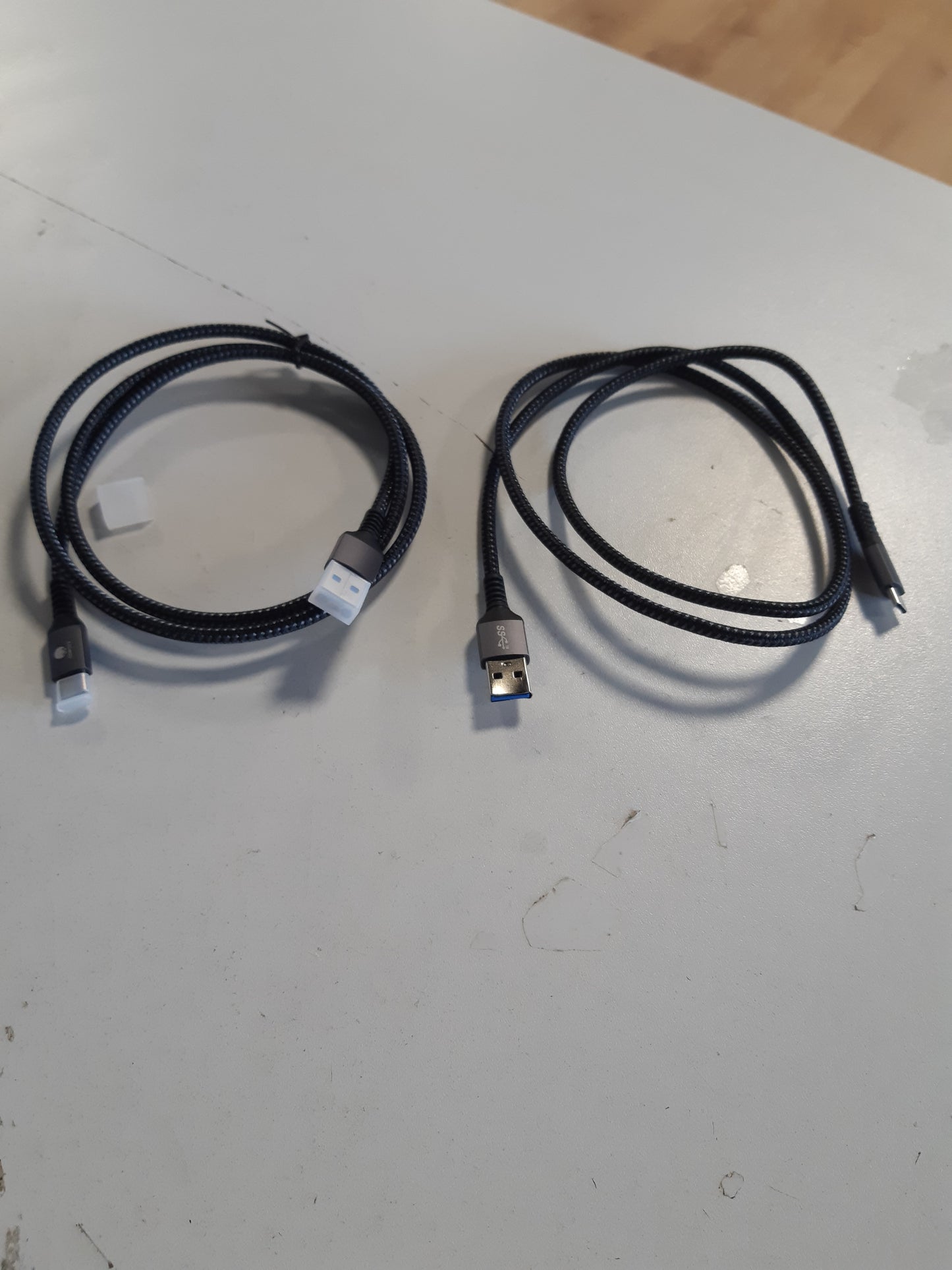 267079 - Kabllo USB-C CONMDEX [Pako me 2 pjesë 3.3 ft], Type-C për Android Auto 3.1 Gen 2 USB-A në C, 3A, 10Gbps për Samsung Galaxy S21 S20 Note 20/Note 10 GoPro Hero
