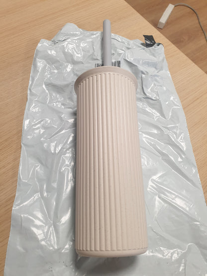 215962 - TATAY Furçë tualeti | Dizajn kompakt dhe funksional | Furçë tualeti e bërë nga plastikë e ricikluar pa BPA 9.5 x 9.5 x 39.5 cm