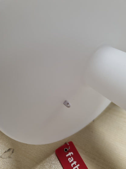 221319 - FATBOY Edison Petit | Llambë tavoline, llambë për jashtë, llambë komode | Pa tel | E rikarikueshme mini-USB | E bërë prej plastike | E bardhë
