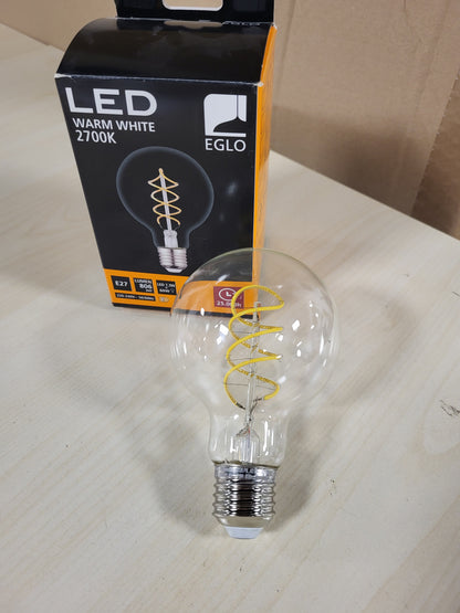220334 - EGLO Llambë globe LED E27, 7.3 vat, 806 lumen, 2700 K, Llambë Edison G80, Ø 8 cm