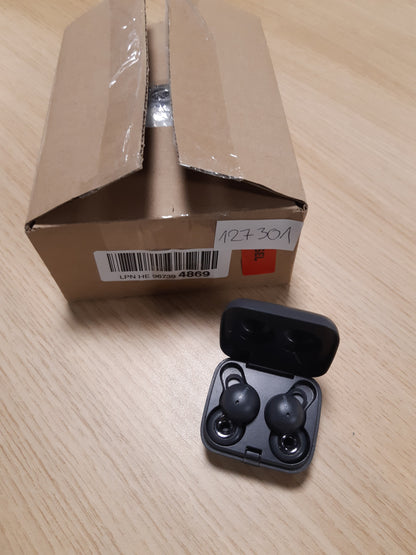 127301 - SONY LinkBuds - Kufje True Wireless, Lidhje me Shumë Pika, Bateri që Zgjat deri në 17.5 Orë, Rezistencë ndaj Ujit IPX4, Kompatibilitet me Alexa, Asistentin e Google dhe Siri - Gri