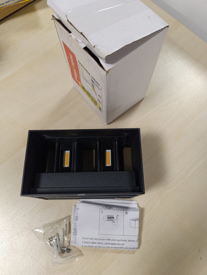 262136 - KERRY Dritë muri LED, IP54, alumini, 3000K, e bardhë e ngrohtë, kënd i rregullueshëm, 10W