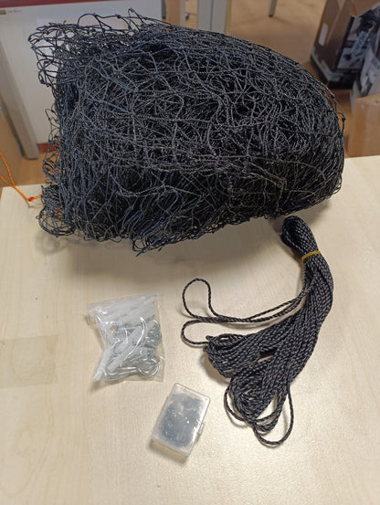 218166 - NieKilig Rrjetë sigurie për mace e përforcuar, mbrojtje dritaresh për mace 4x3m pa shpim, barrierë për mace për ballkone, tarraca, dritare, dritare çatie dhe dyer