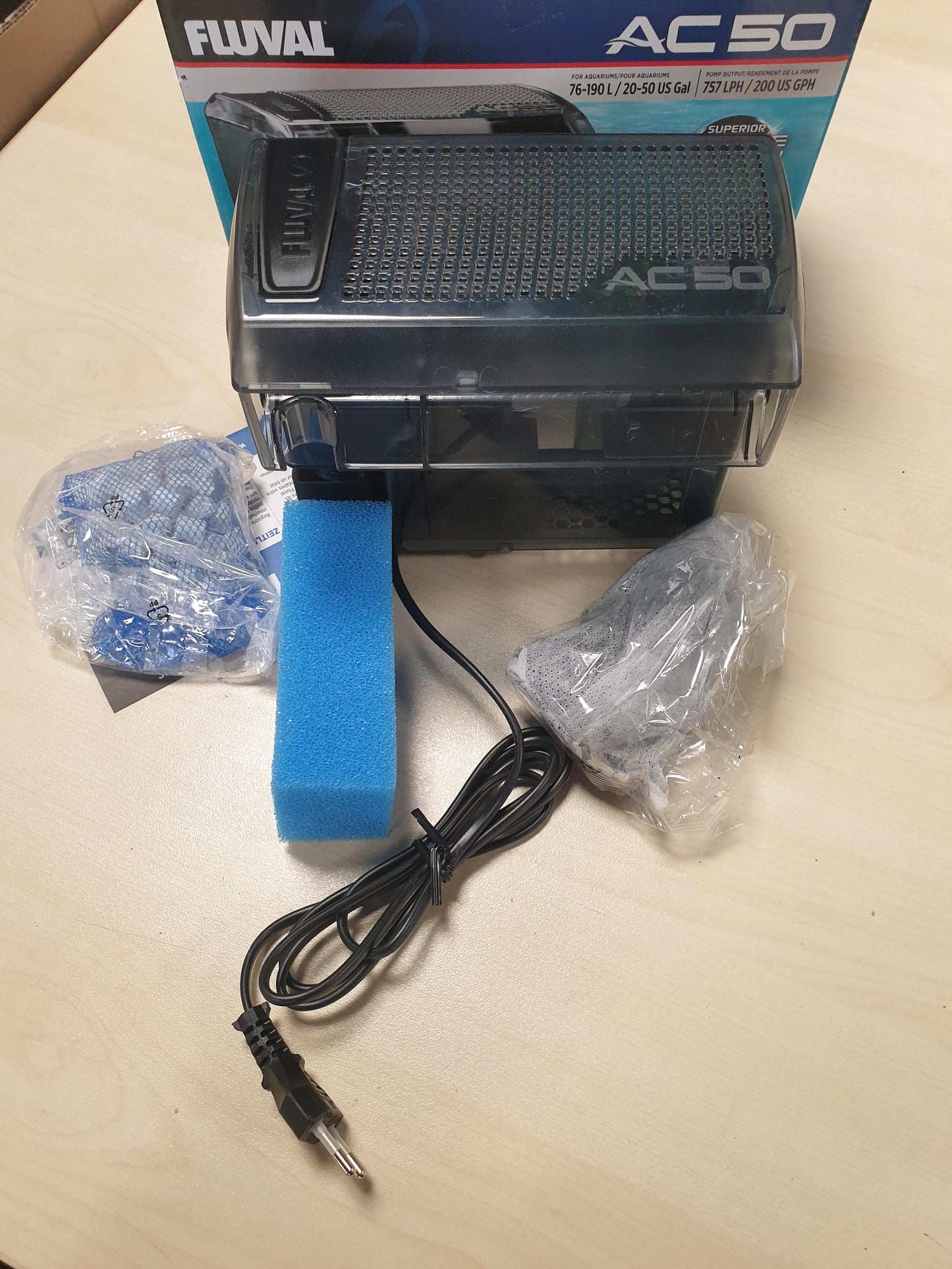 221692 - Fluval Filtër varës për akuarium AquaClear AC50, 757 lph