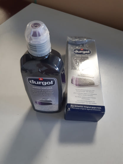 210620 - DURGOL Swiss Vapura - Zbutës Gëlqereje Special për Gjeneratorët e Avullit dhe Pastruesit me Avull, 500ml, Efektiv në Heqjen e Gëlqeresë