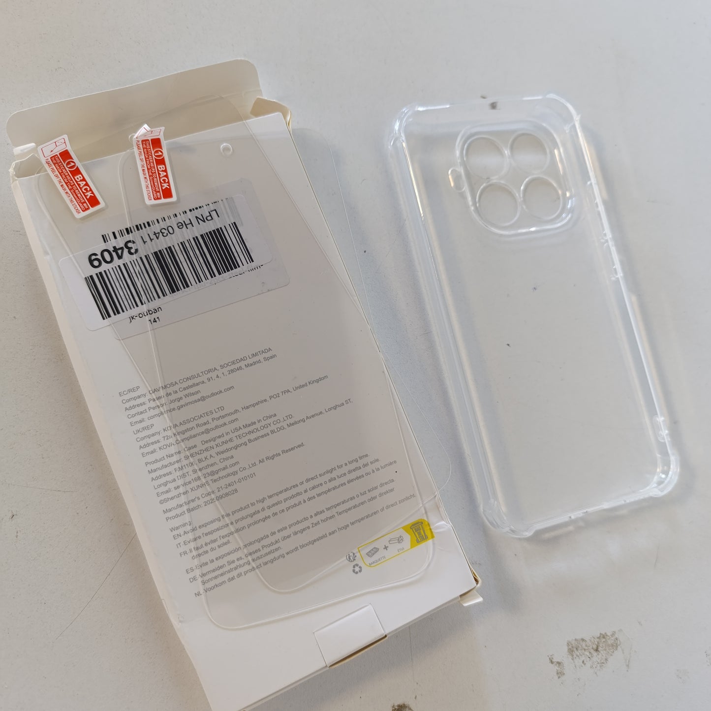267408 - FLLAO Mbrojtëse për Xiaomi 15T Pro 5G me 2 mbrojtëse ekrani, TPU e butë, rezistente ndaj goditjeve dhe gërvishtjeve