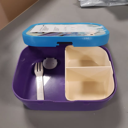 263681 - MEPAL - Kutia e Drekës Campus, 750 ml, Pa BPA, e Sigurt për Lavastovilje, me Ndarje dhe Pirun, Mbyllje me Klip