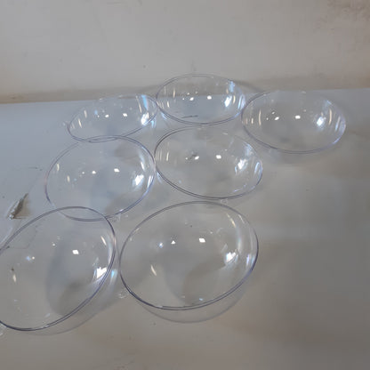 224925 - A502166 Top Plastik Transparent, 120 mm, 5 Copë, Plastik, Kristal i Tejdukshëm, Ø 12 cm