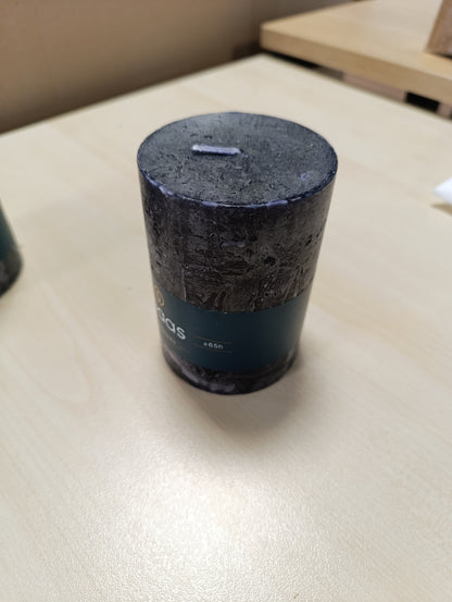 168971 - SPAAS Qiri Rustic Pillar me përmasa 80/110 mm me zgjatje të jetëgjatësisë 65 orë - i zi