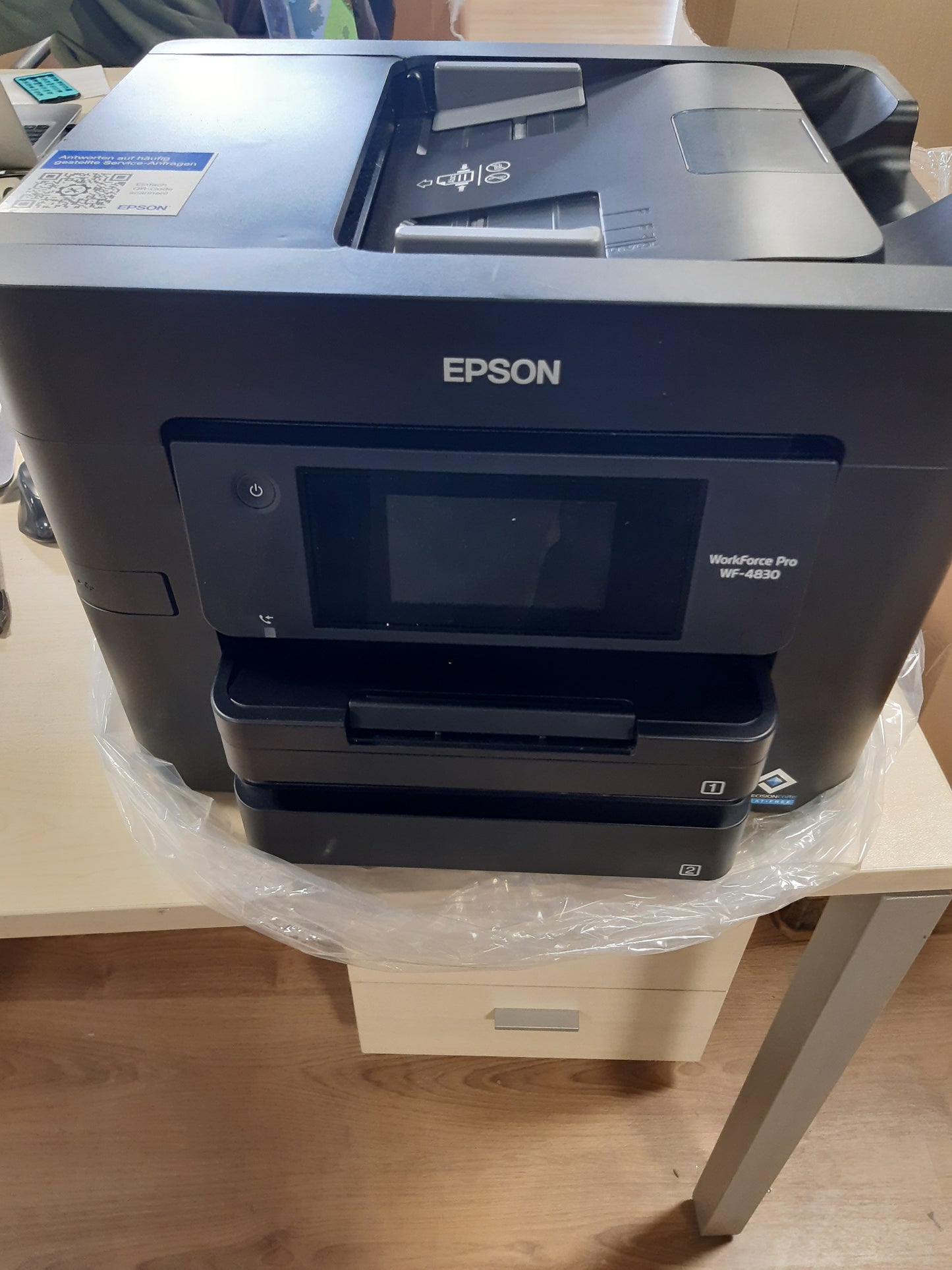 188667 - EPSON - Printer me bojë shumëfunksional pa tel, modeli WorkForce Pro WF-4830DTWF, formati A4