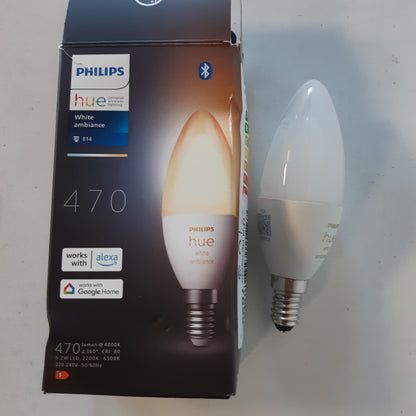 213560 - PHILIPS Llampa E14, e errësueshme, dritë e bardhë nga e ngrohtë në të ftohtë, e kontrollueshme nëpërmjet aplikacionit