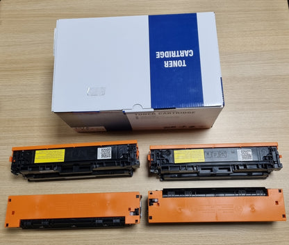 103732 - GREENSKY 207A - Carton i Përputhshëm me Çip për Printerët HP 207A 207X, HP Color Laserjet Pro MFP M283fdw, M283fdn M283cdw M282nw, Color Laserjet Pro M255dw M255nw, Modelet W2210A W2211A W2212A W2213A (Pako prej 4 Cartonash, në Ngjyrë të Zi)