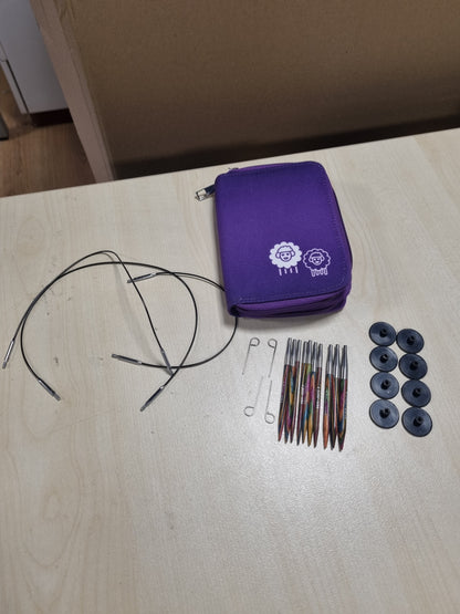 213201 - KNITPRO Set gjilpërash thurjeje rrethore 3.50-6.00 mm plus aksesorë