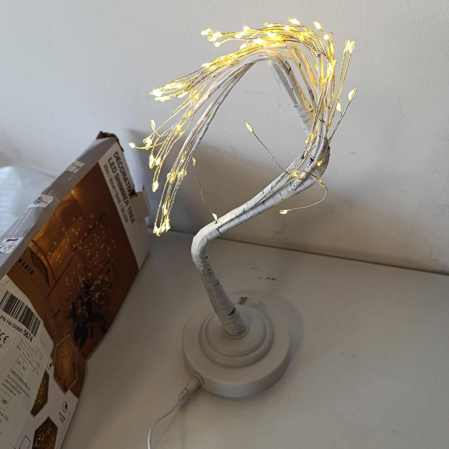 210261 - SONGLYPIAN Drita LED për Pemë, 108 LED, 8 Modalitete, USB/Bateri, Degë të Rregullueshme, për Brendshme, Festë, Ditëlindje, Krishtlindje