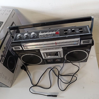 267778 - SILVA SCHNEIDER Kasetofon portativ retro PCR 1980 BT me Bluetooth dhe funksion regjistrimi