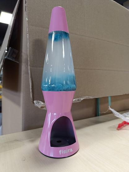 262022 - FISURA LLAMBË LAVE ME QIRI, 29 CM X 8.5 CM, NUK KËRKON ENERGJI ELEKTRIKE, ROZË DHE JESHILE