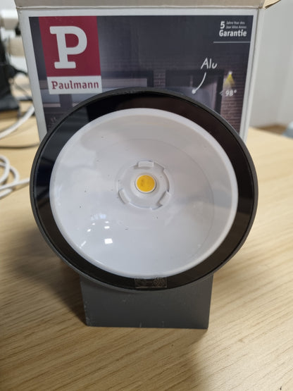 213683 - PAULMANN Llambë muri LED për jashtë, IP44, 1x6 vat, llambë kopshti alumini 3000 K
