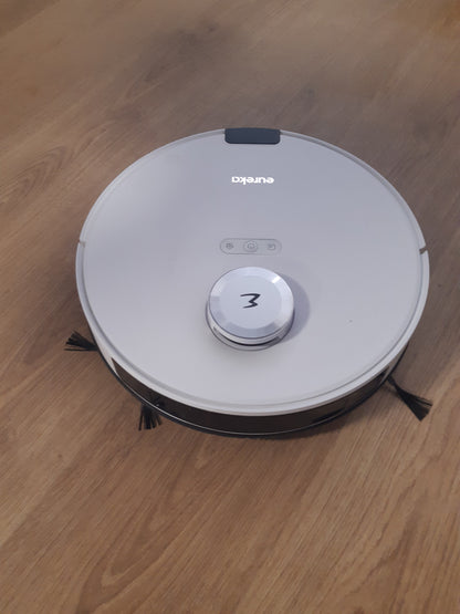 144074 - EUREKA Fshesë Robotike NERE10s, 4000Pa, Stacion i Lidhjes, Mbledhje Automatike e Pluhurit, Navigim LiDAR, Bateri e Zgjatur 180 Minuta, WiFi/APP, Pastrim i Lehtë për 45 Ditë