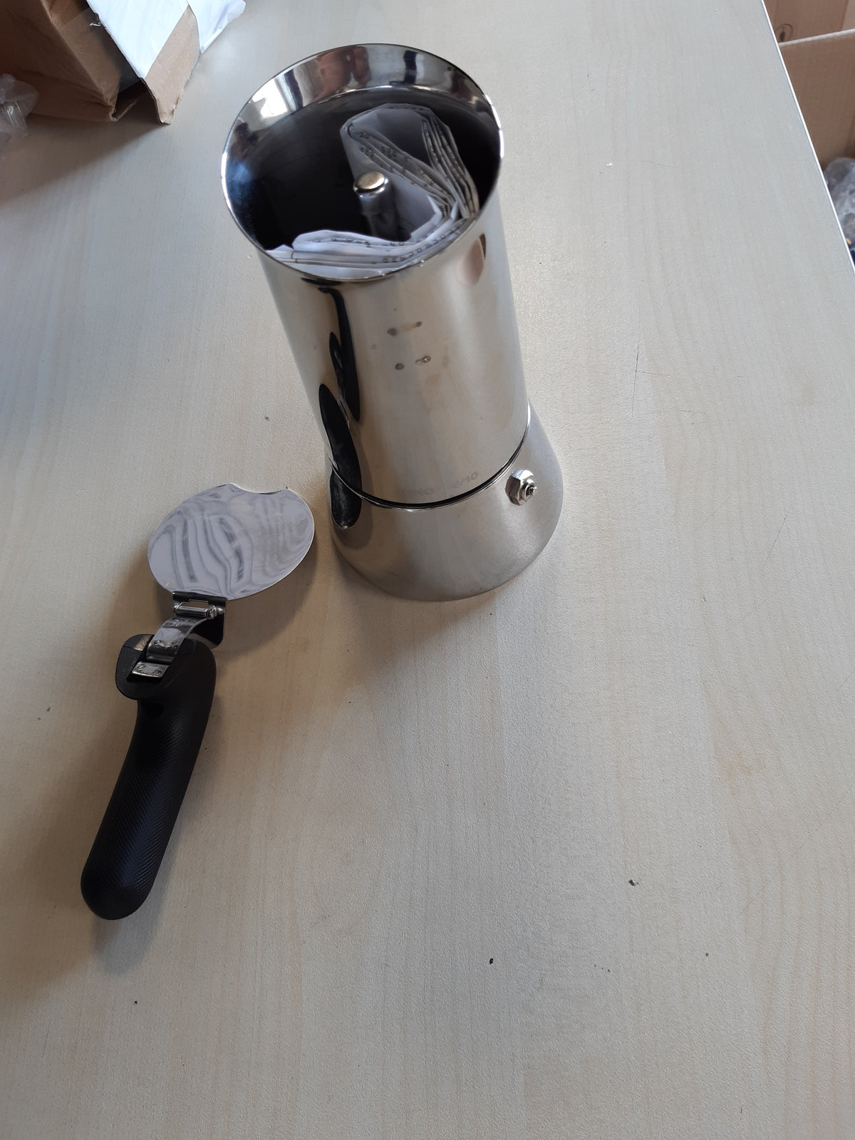 255877 - BIALETTI Makinë për espresso Venus Induction, çelik inox, 4 filxhanë kafeje (170 ml), argjendi