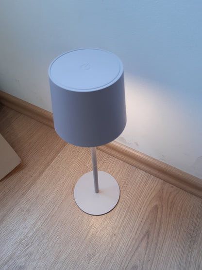 224689 - BRILONER Llambë Tavoline LED Pa Tel IP44, Kontroll me Prekje, Bateri e Zëvendësueshme, 11x34.5 cm, Bezhë
