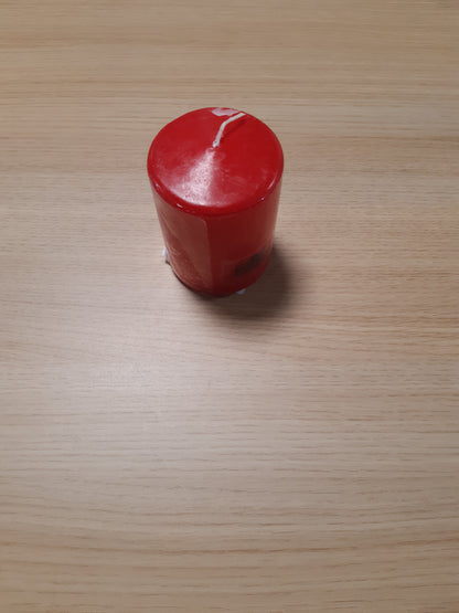 138471 - Qiri i KUQ me Diametër 7cm dhe Lartësi 10cm