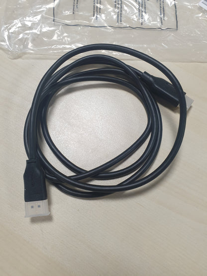 267225 - Amazon Basics Kabllo DisplayPort në HDMI, Unidirekcionale, 4K në 30Hz, 1920 x 1200, 1080p, 1.8 m, e zezë