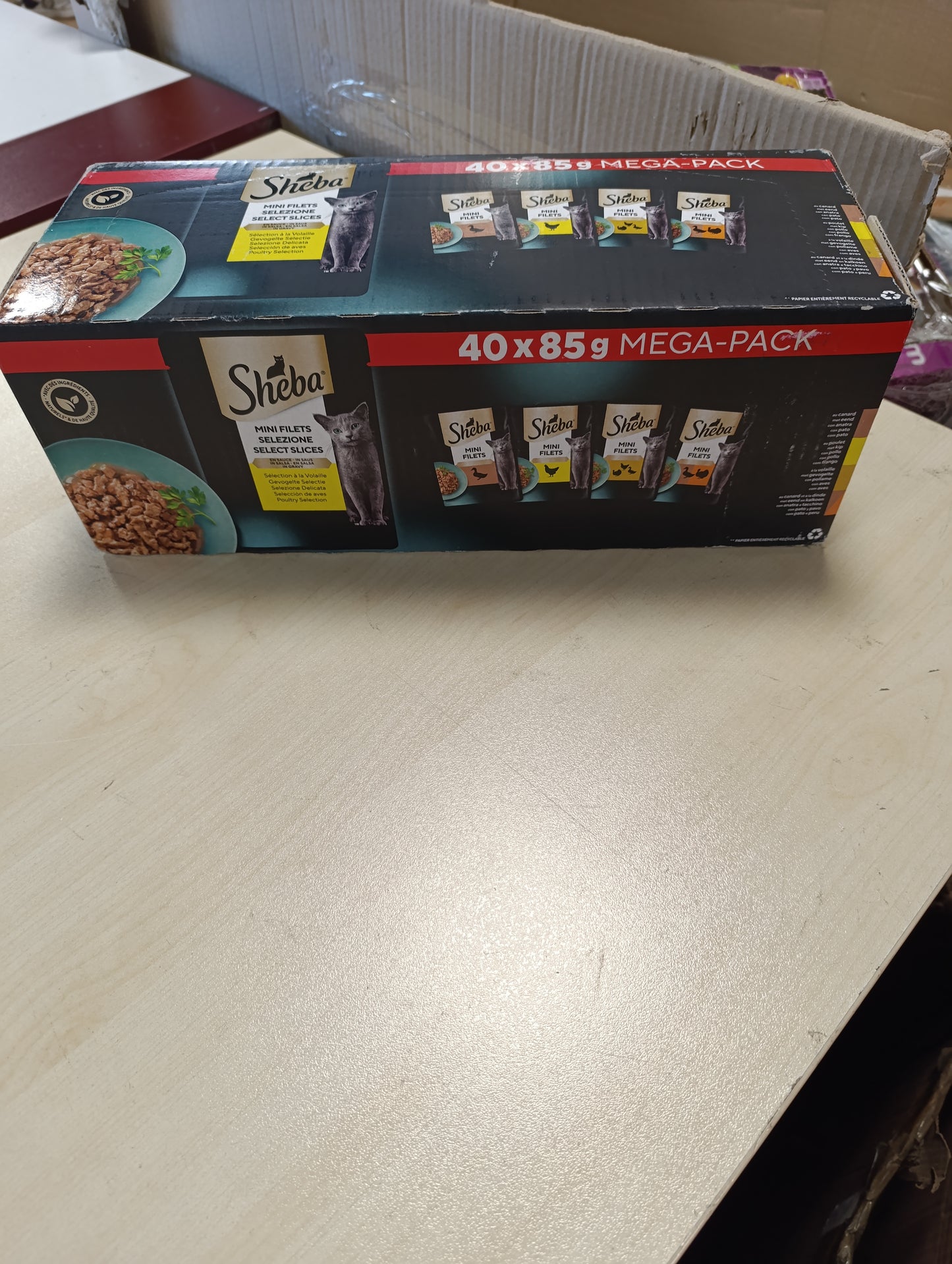 215342 - SHEBA Mini Fileto në Salcë, 40x85g