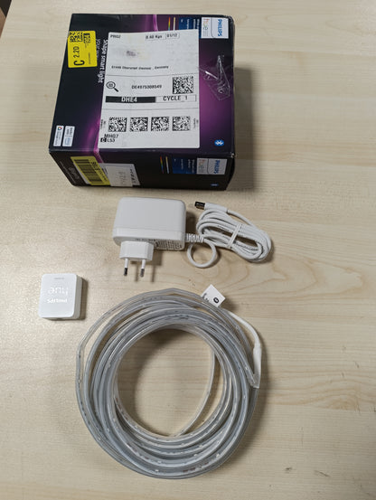 191129 - PHILIPS HUE Set Bazë Shiritash Ndriçimi LED Inteligjentë 5m për Ambiente të Brendshme, 1 Copë, Ndriçim Indirekt i Kontrollueshëm me Aplikacionin Hue, Kompatibel me Alexa, Google Assistant dhe Apple HomeKit
